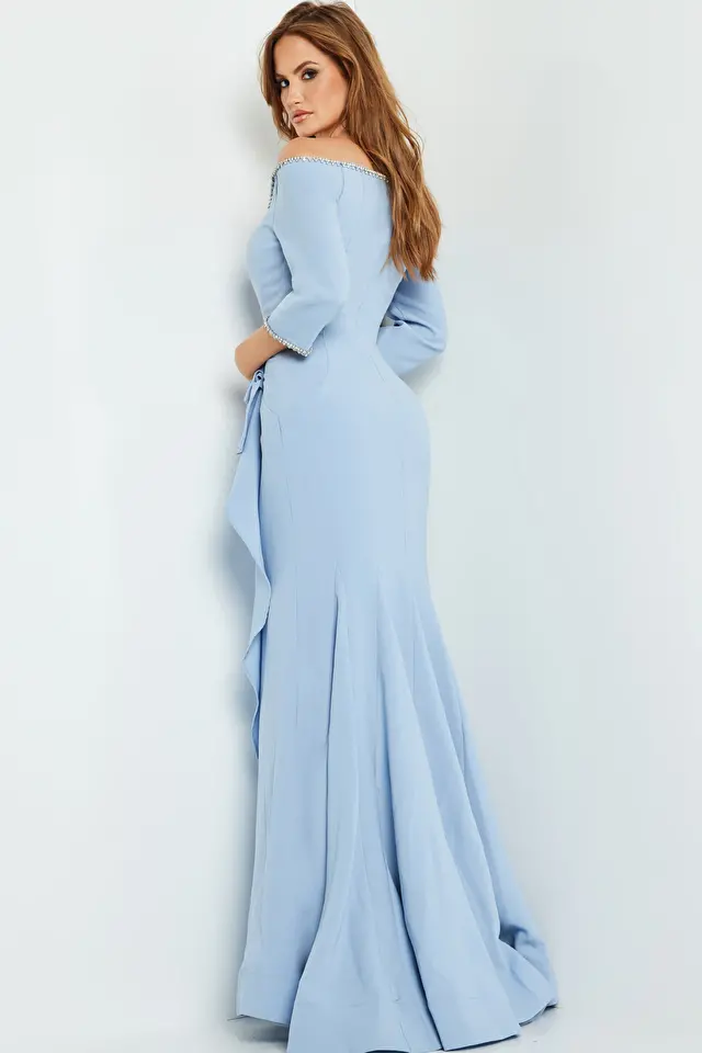 blue evening dress 23190